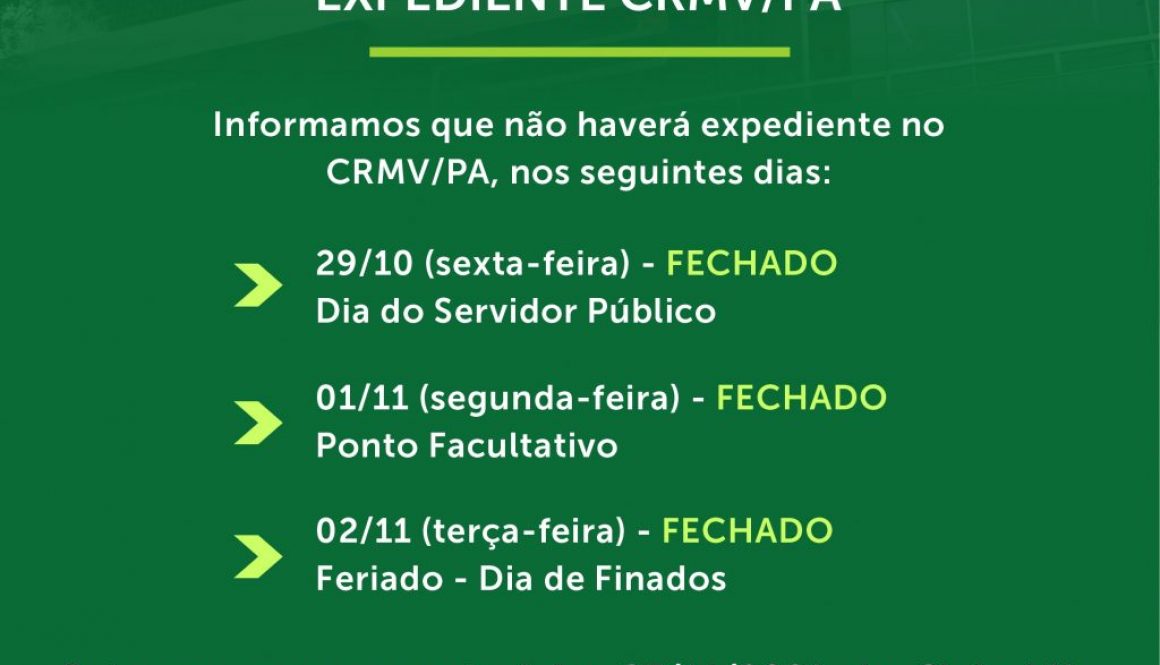 comunicado crmvpa - finados