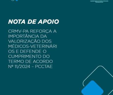 NOTA DE APOIO